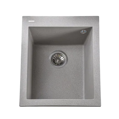 Гранітна мийка Globus Lux LAMA 410x500-А0005, сірий камiнь